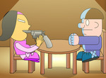 Play-russian-roulette-with-children-who-play-rock-paper-and-scissors