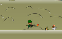 Shooting-game-with-a-monkey